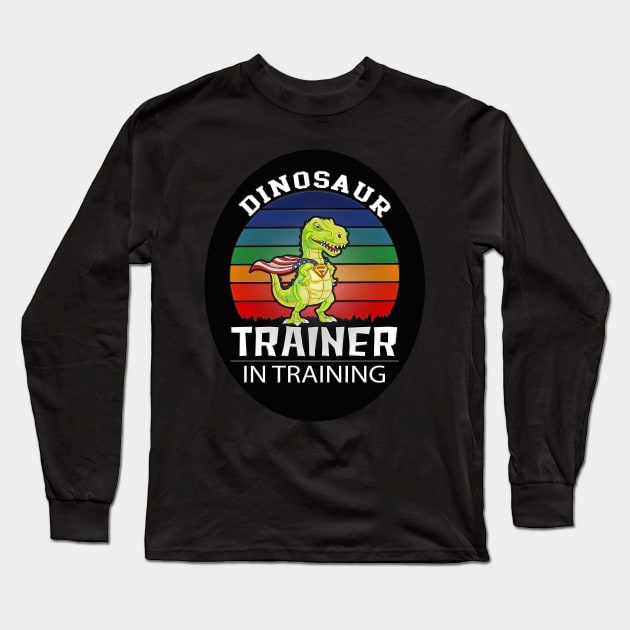 Black Panther Art - Dinosaur Trainer in Training Long Sleeve T-Shirt by The Black Panther